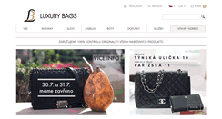 Desktop Screenshot of luxurybags.cz